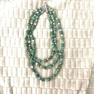 Elegant Green Beaded Necklace